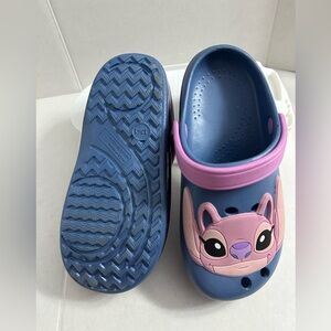 Stitch & Angel Comfort Clog Sandals for Toddler Girls from Disney Size 13-1